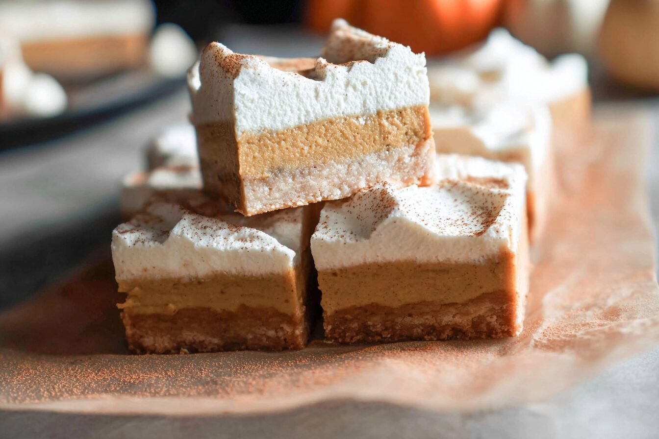 Pumpkin Pie Cheesecake Bars
