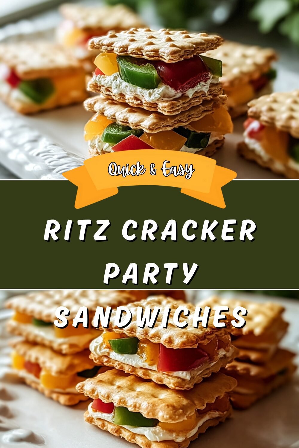 Ritz Crackers Party Sandwiches Easy Recipes For Tasty Gatherings 7 Ritz Cracker Party Sandwiches