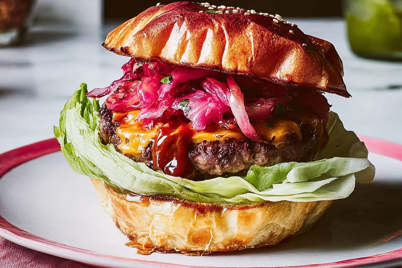 Roasted Cabbage Burgers