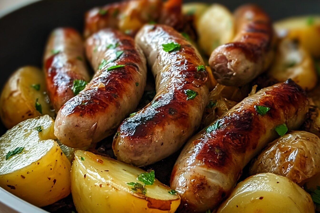 Roasted Sausages Potatoes