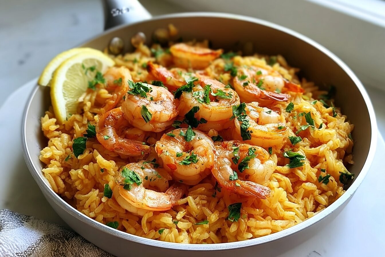Creamy Shrimp With Fragrant Saffron Rice Recipe 6 Saffron Shrimp And Rice