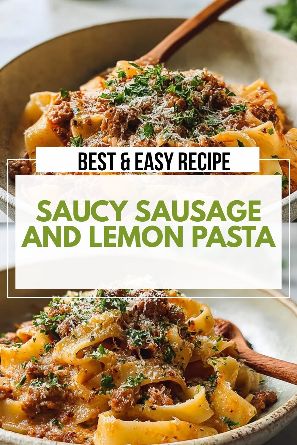 Saucy Sausage Pasta With Zesty Lemon Flavor 7 Saucy Sausage And Lemon Pasta