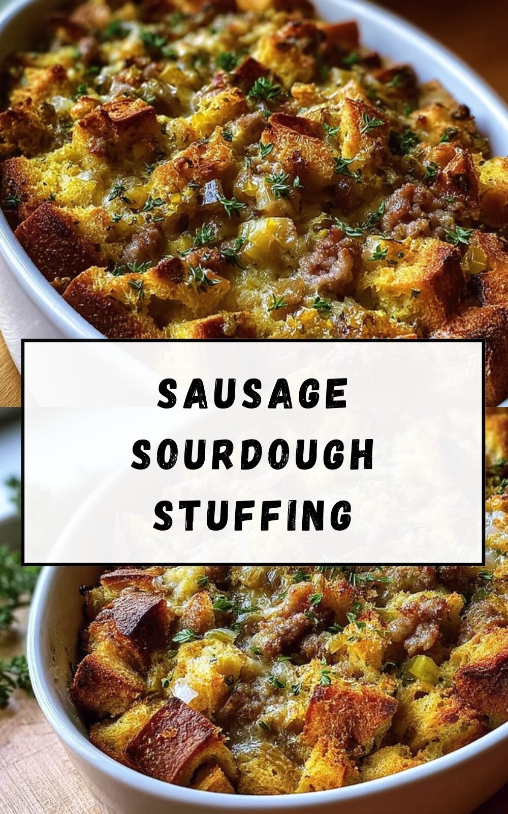 Sourdough Sausage Stuffing Recipe With Savory Herb Flavors 7 Sausage Sourdough Stuffing