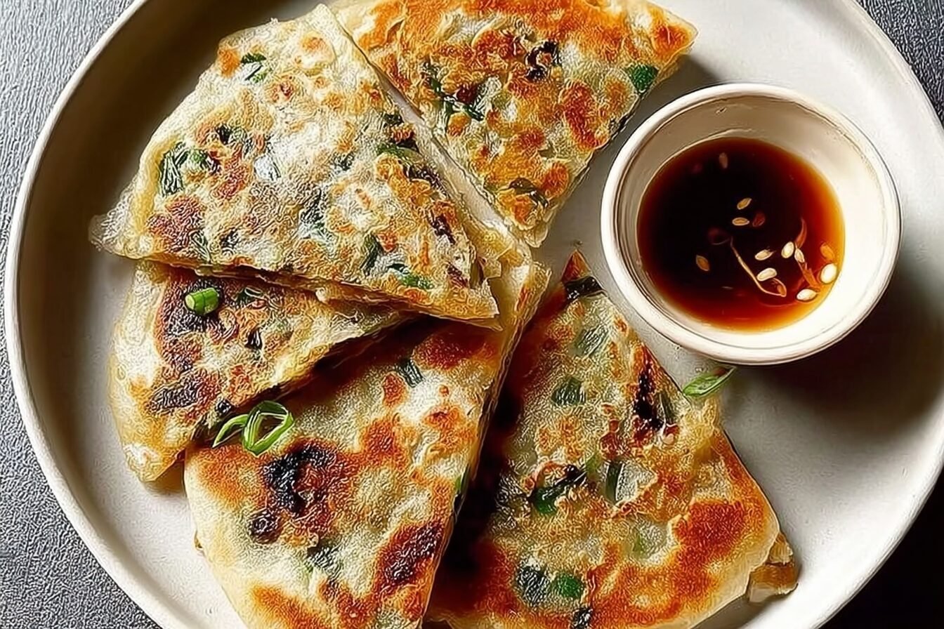 Chinese Scallion Pancakes Recipe With Crispy Layers And Savory Flavor 6 Scallion Pancakes