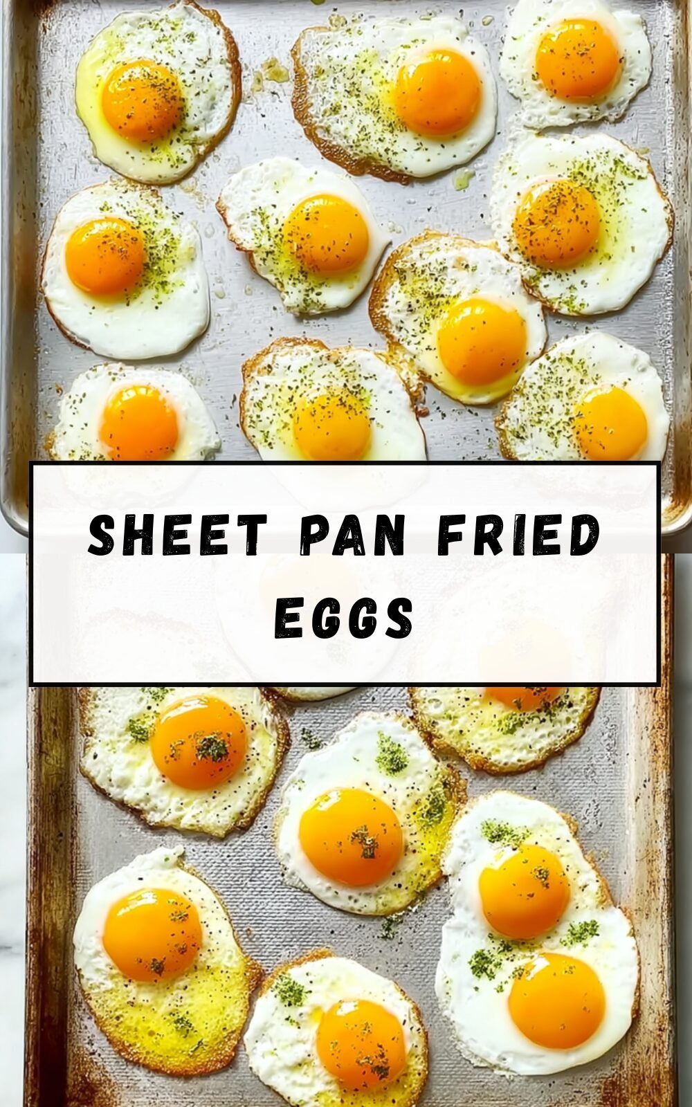Sheet Pan Eggs Recipe For Easy, Flavorful Breakfasts 7 Sheet Pan Fried Eggs