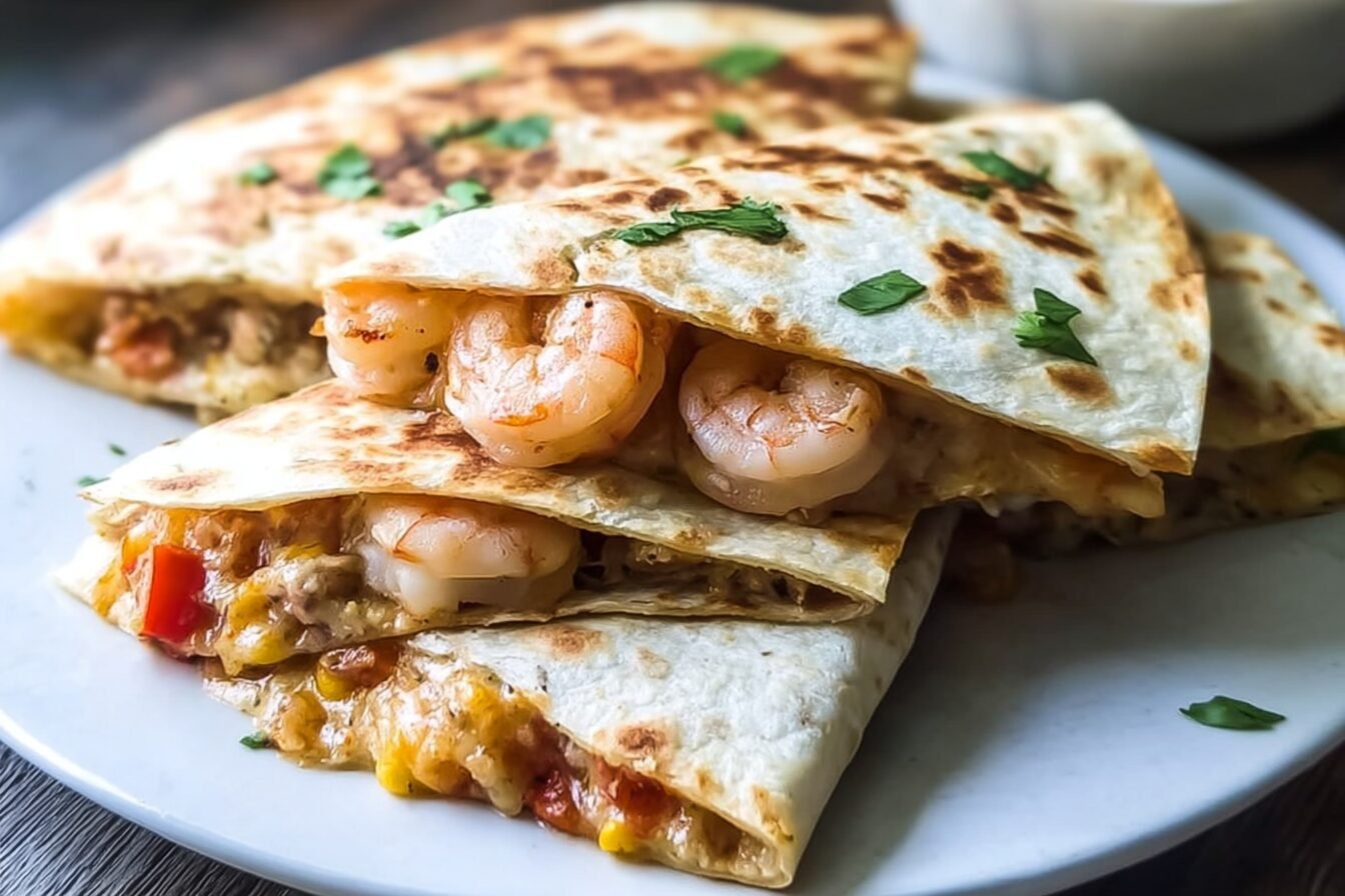 Shrimp Quesadillas Recipe With Cheesy, Spicy Flavor Twist 6 Shrimp Quesadillas