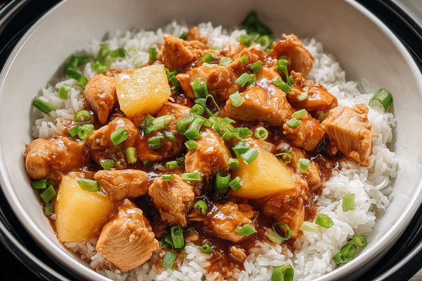 Sweet Hawaiian Crockpot Chicken