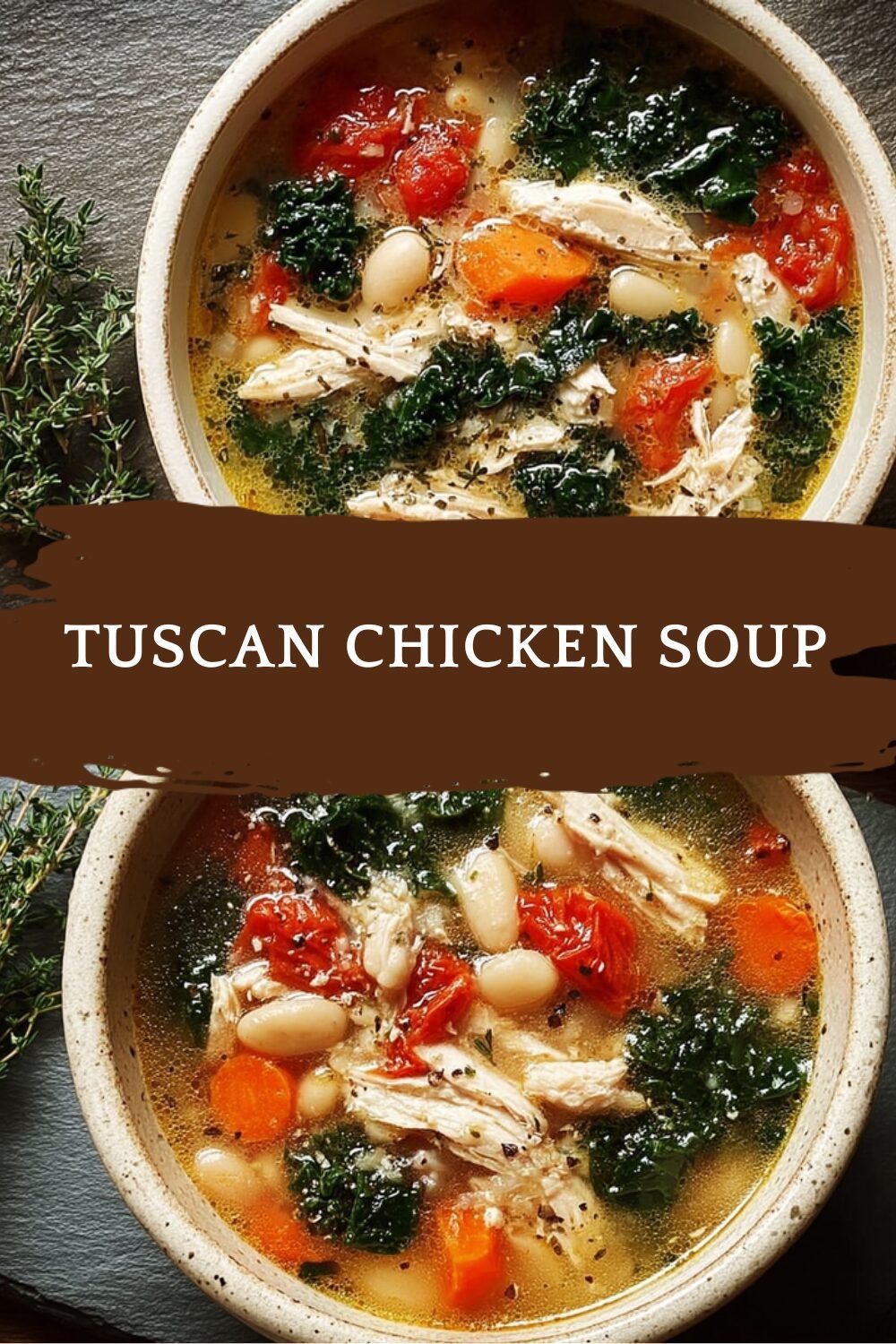 Creamy Tuscan Chicken Soup Recipe With Spinach And Sun-Dried Tomatoes 7 Tuscan Chicken Soup
