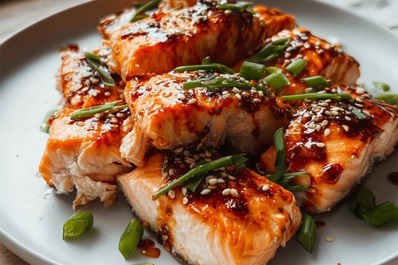 Air Fryer Bang Bang Salmon