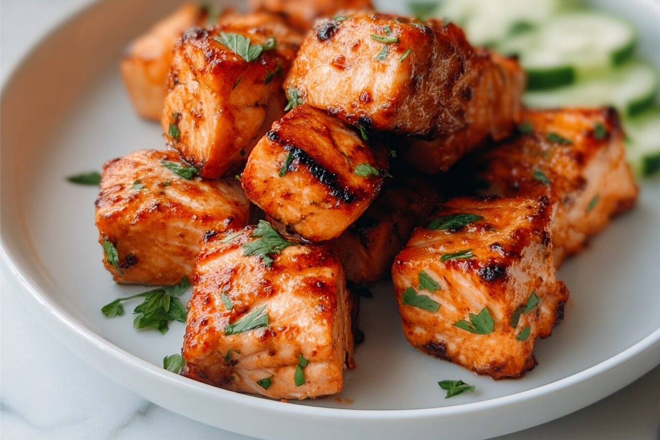 Air Fryer Salmon Bites