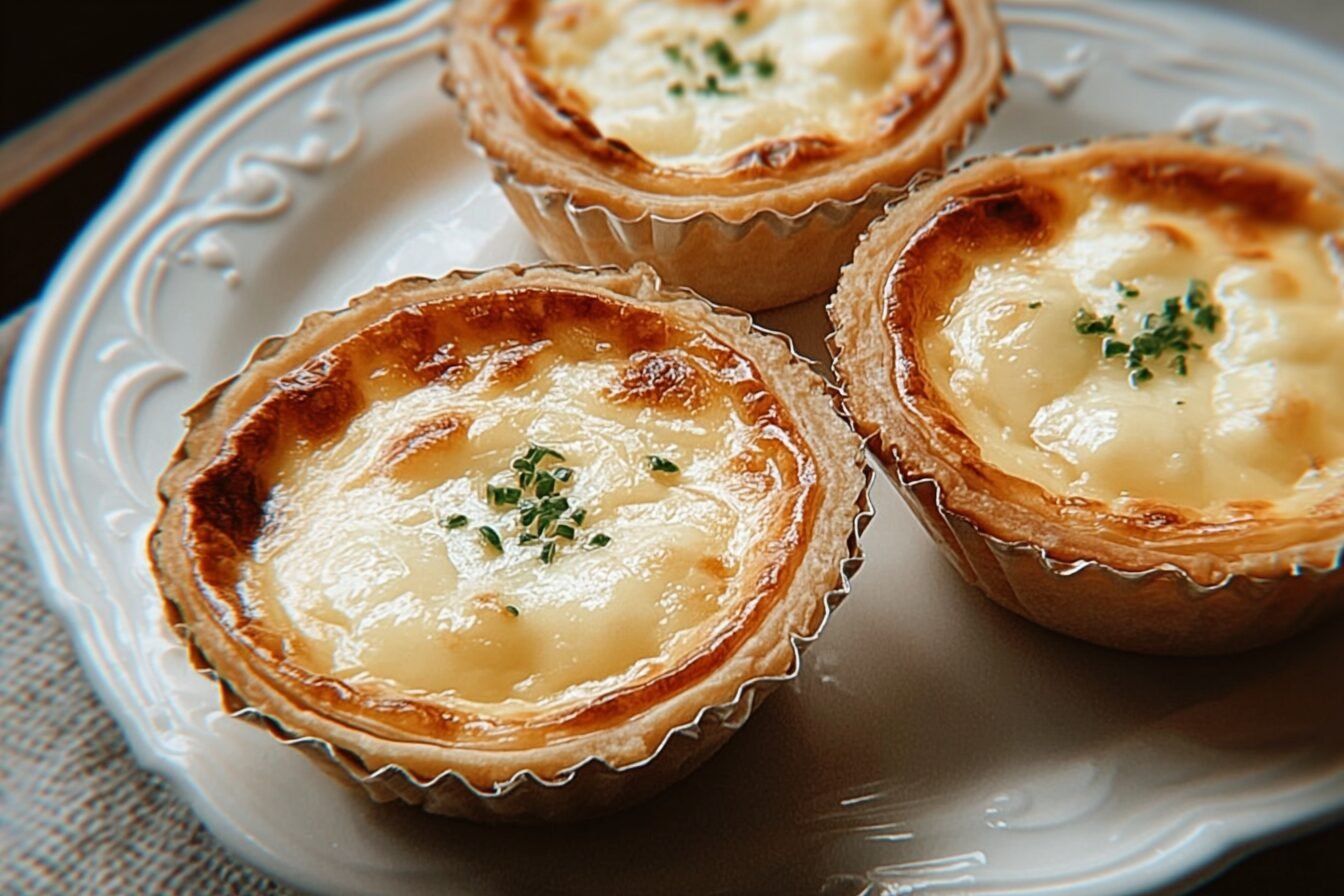 Hokkaido Cheese Tart Recipe: Creamy Japanese Bakery Style 6 Baked Cheese Tarts