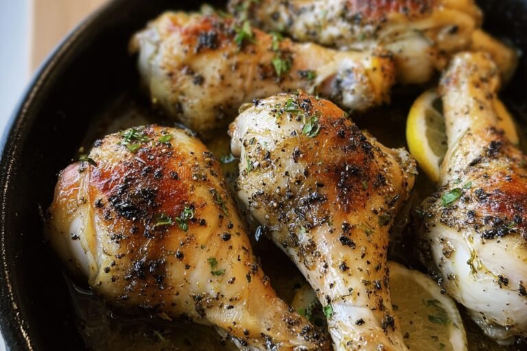 Baked Lemon Pepper Chicken Drumsticks 100.Png