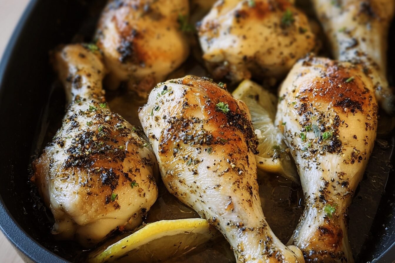 Baked Lemon Pepper Chicken Drumsticks