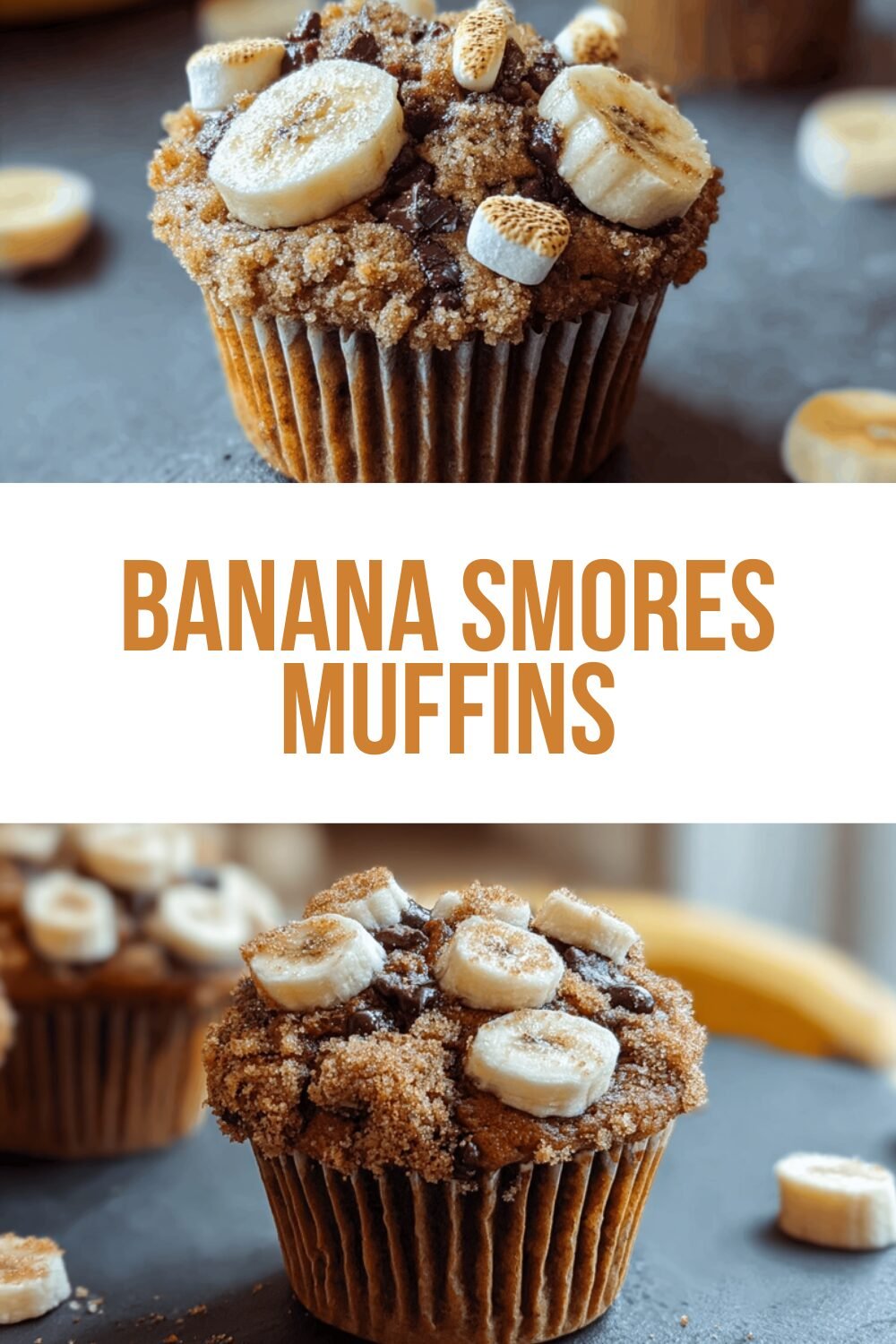 Banana S'Mores Muffins Packed With Gooey Goodness 7 Banana Smores Muffins