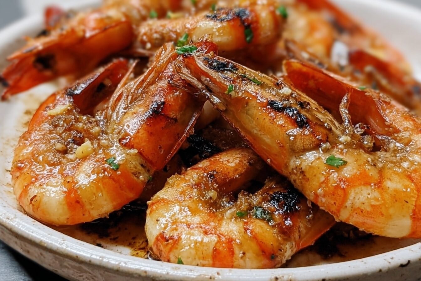 Crispy Grilled Shrimp With Lemon Butter Sauce 6 Bbq Grilled Prawns