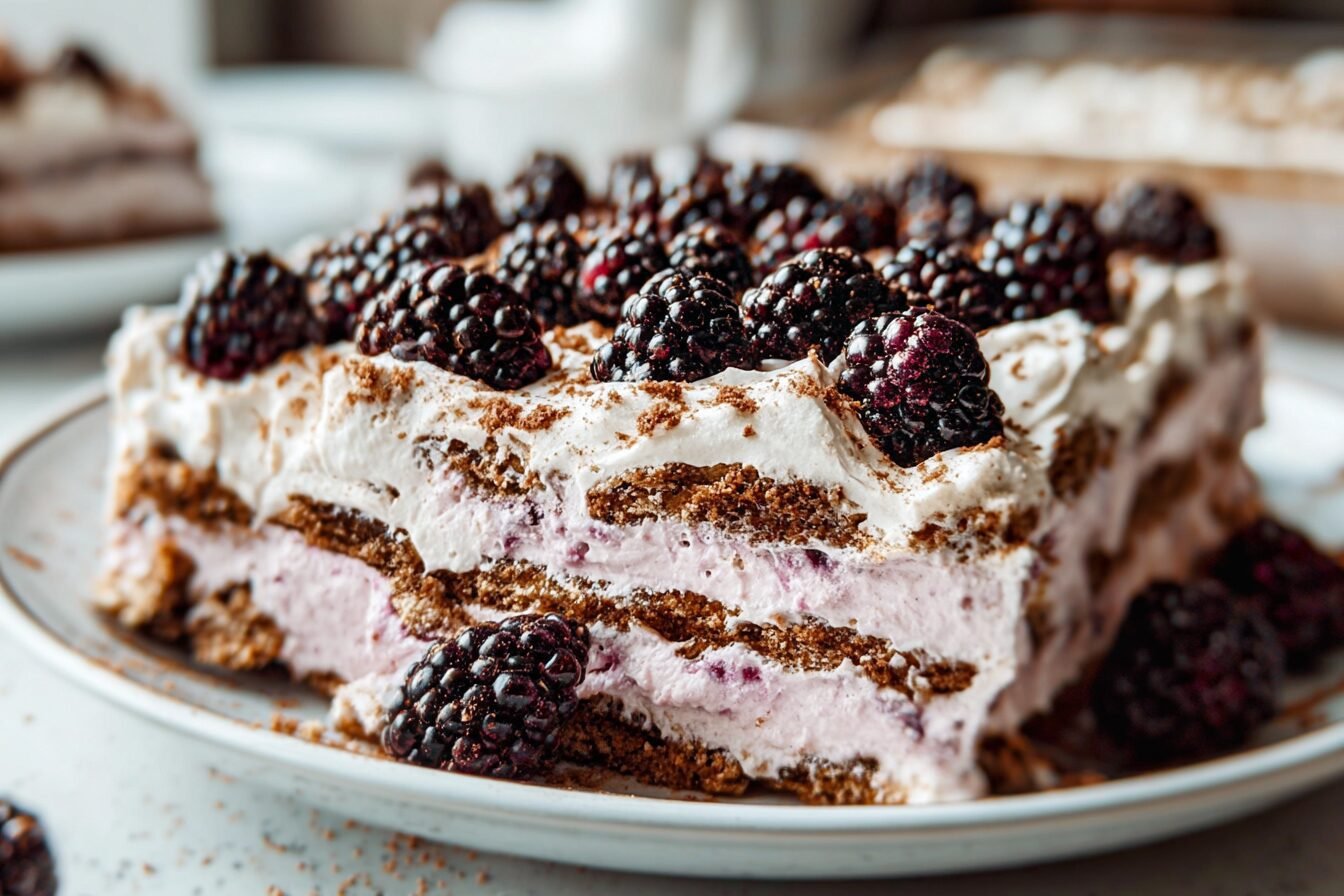 Blackberry Icebox Cake