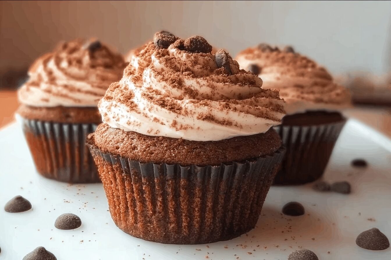 Chocolate Angel Food Cupcakes