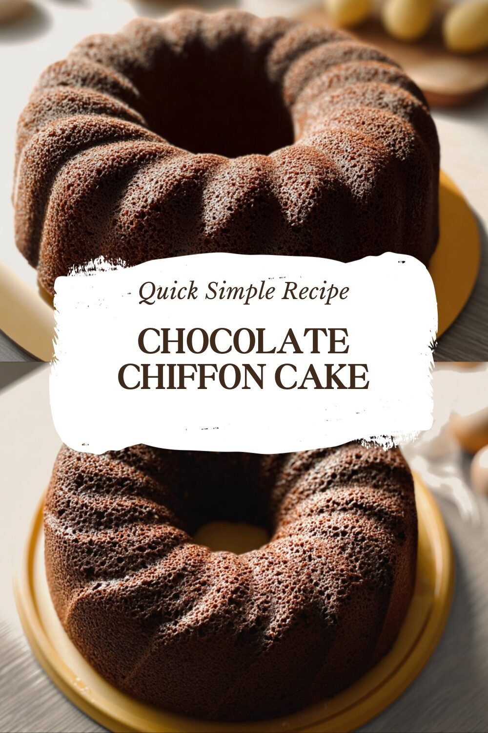 Chocolate Chiffon Cake Light And Fluffy Recipe 7 Chocolate Chiffon Cake