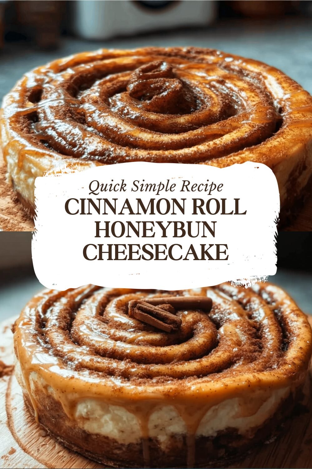 Cinnamon Honey Bun Cheesecake Recipe 7 Cinnamon Roll Honeybun Cheesecake