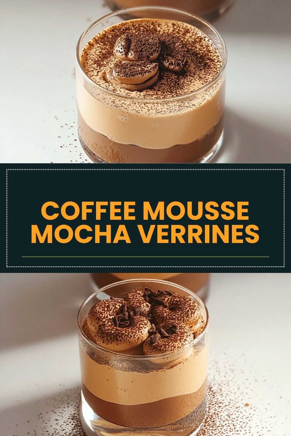 Coffee Mousse Mocha Verrines