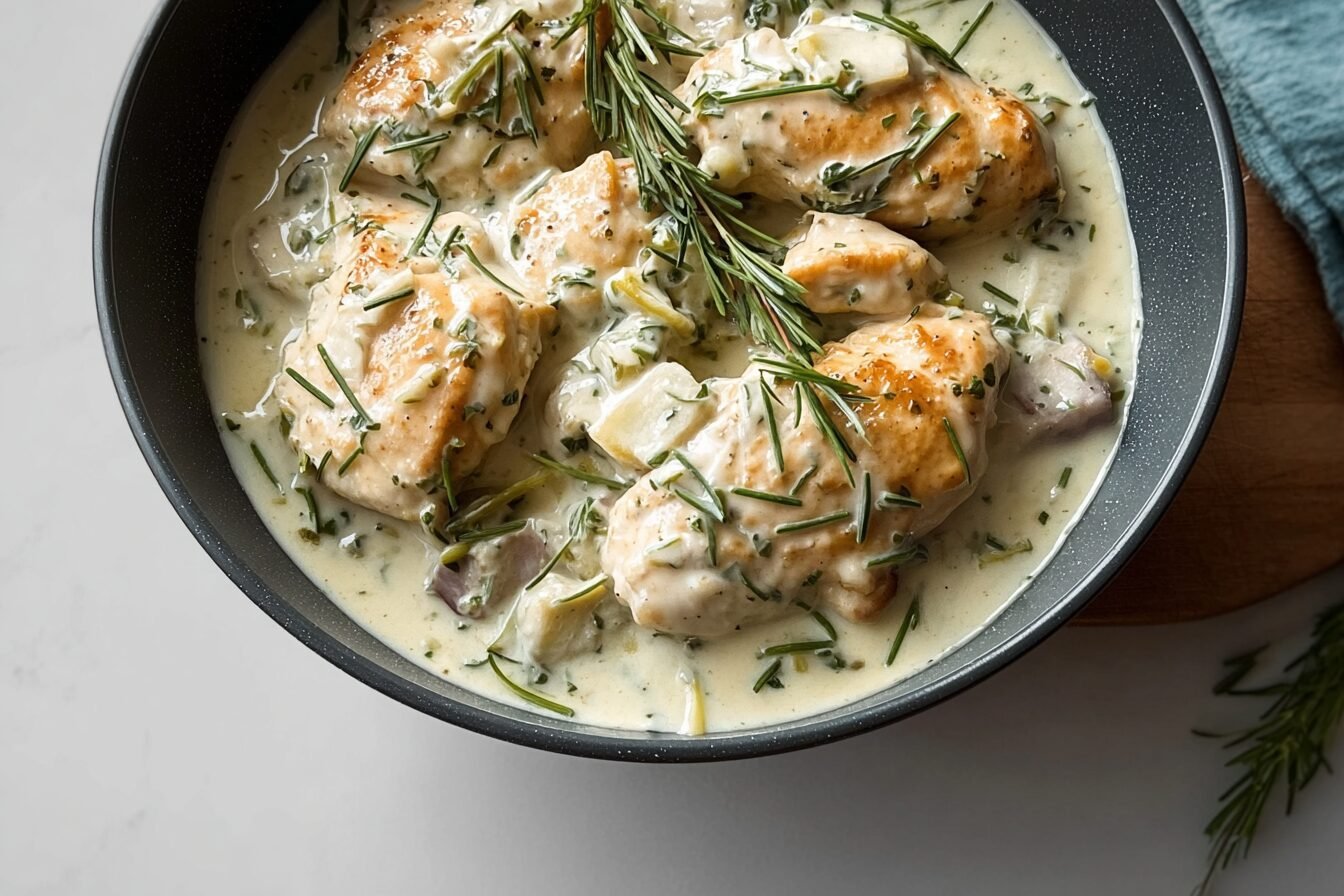 Creamy Tarragon Chicken Recipe 6 Creamy French Chicken Tarragon