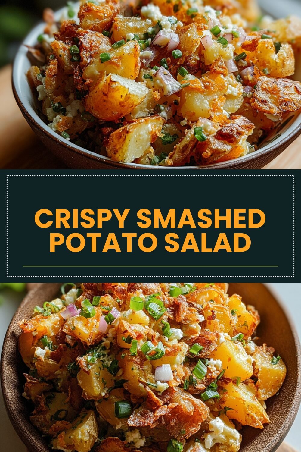 Crispy Smashed Potato Salad