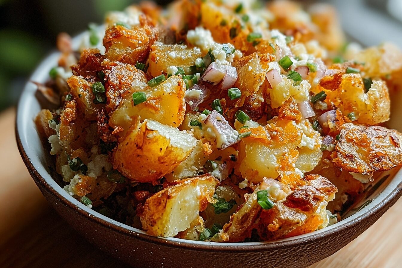 Crispy Smashed Potato Salad