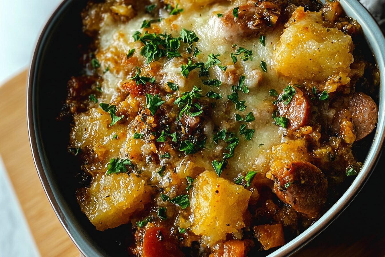 Crockpot Sausage Casserole