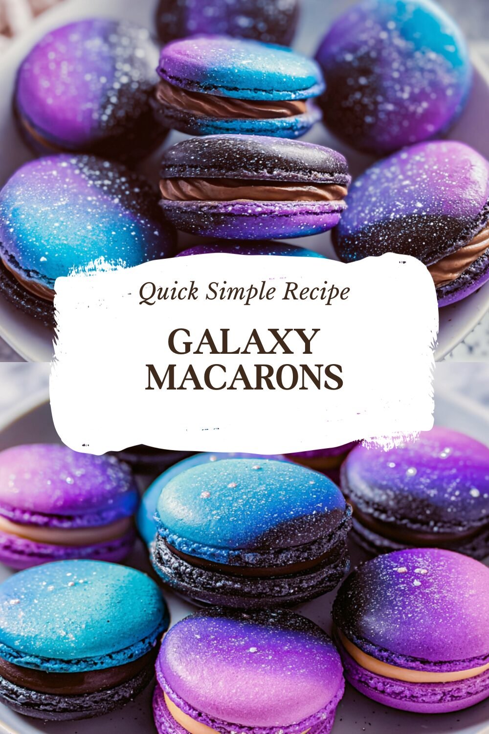 Galaxy Macarons
