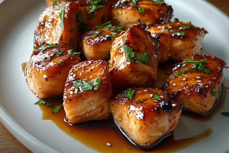 Honey Butter Garlic Glazed Salmon Bites 84.Png