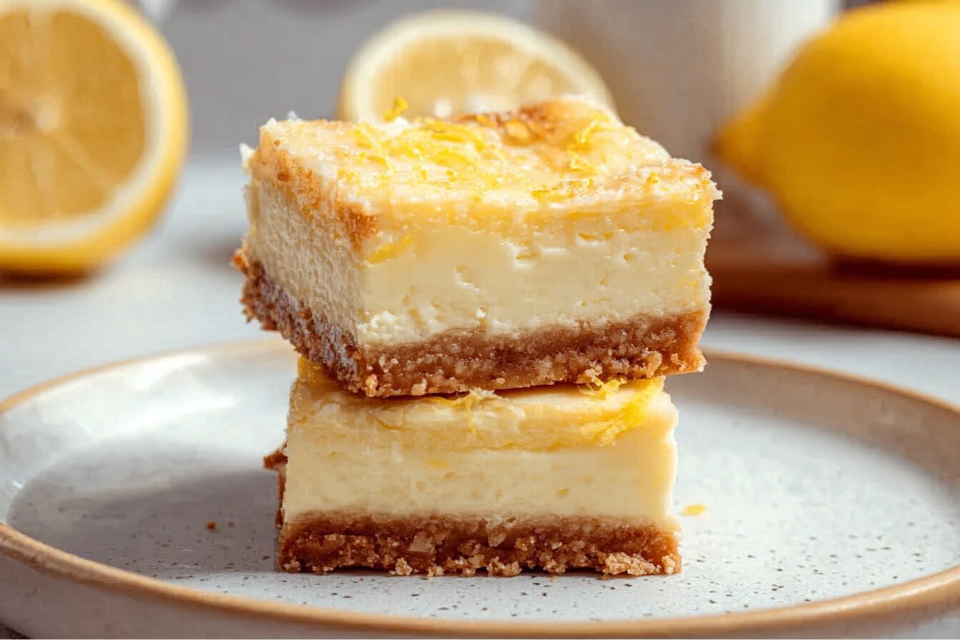 Easy Lemon Cheesecake Bars Recipe 6 Lemon Cheesecake Bars