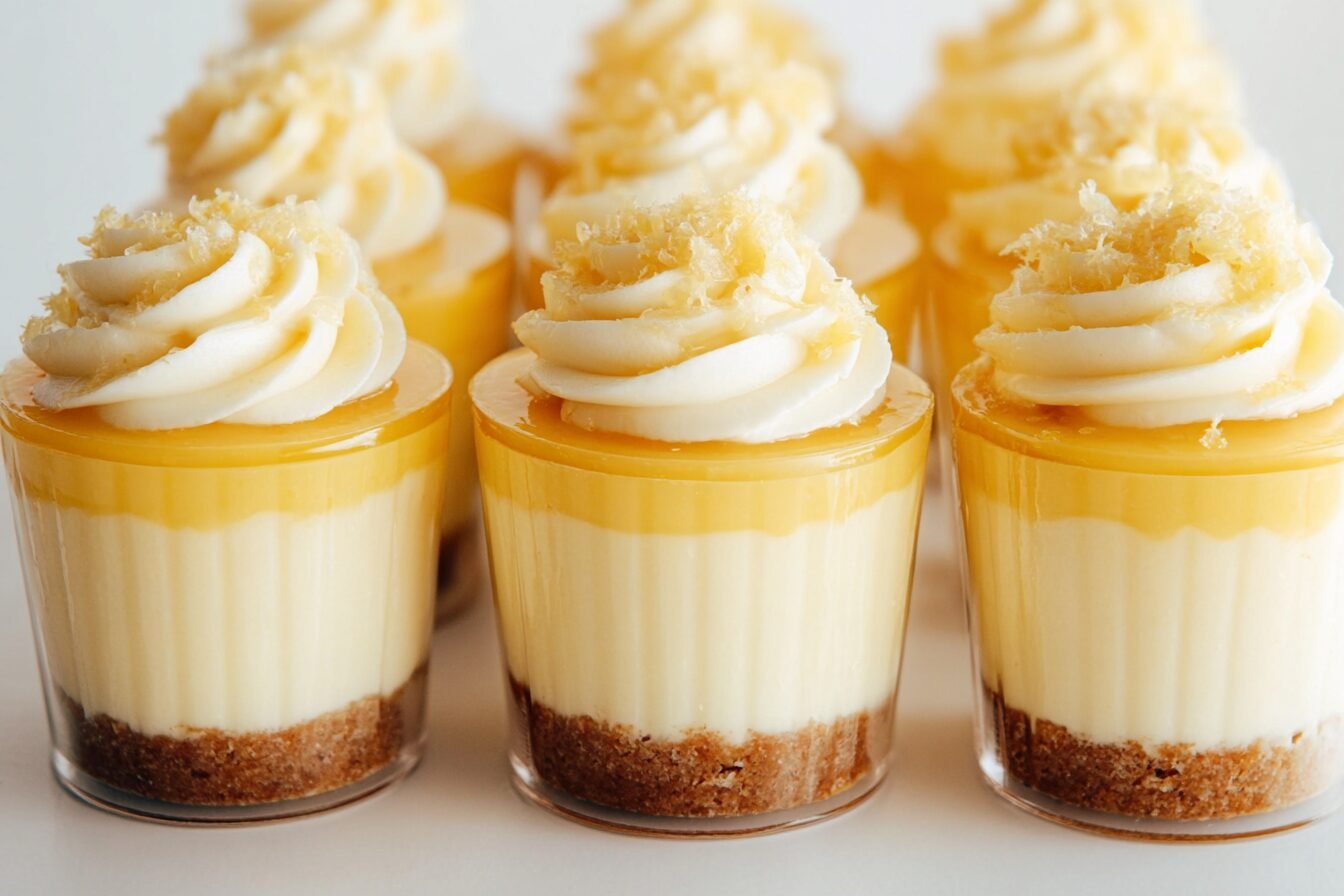 Lemon Curd Cheesecake Dessert Cups