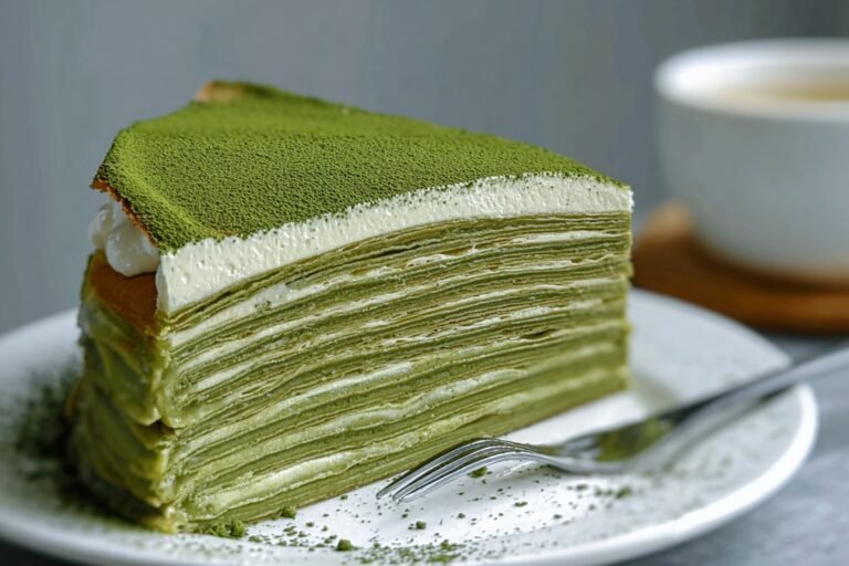 Matcha Mille Crepe Cake 3.Png