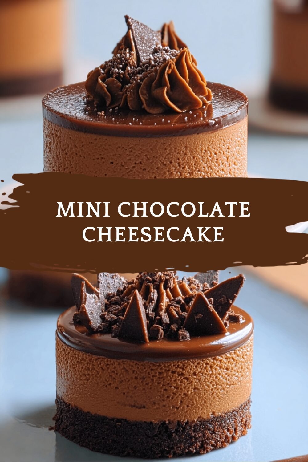 Mini Chocolate Cheesecakes Easy No Bake Recipe 7 Mini Chocolate Cheesecake