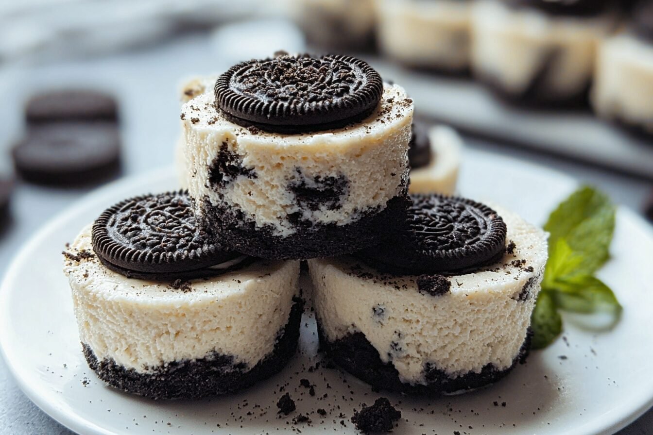 Mini Oreo Cheesecakes