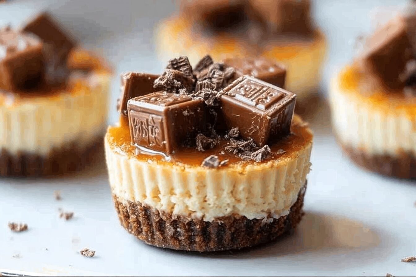Mini Rolo Cheesecakes
