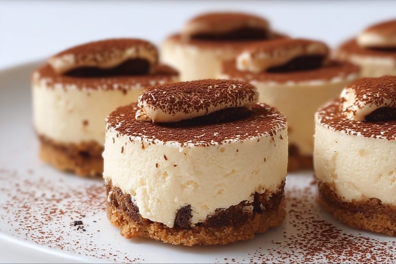 Mini Tiramisu Cheesecakes