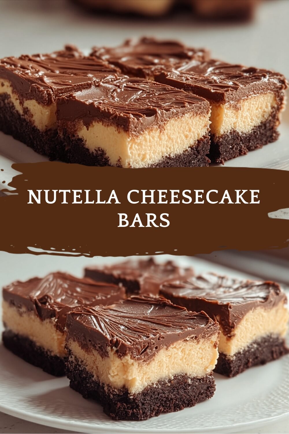 Nutella Swirl Cheesecake Bars 7 Nutella Cheesecake Bars