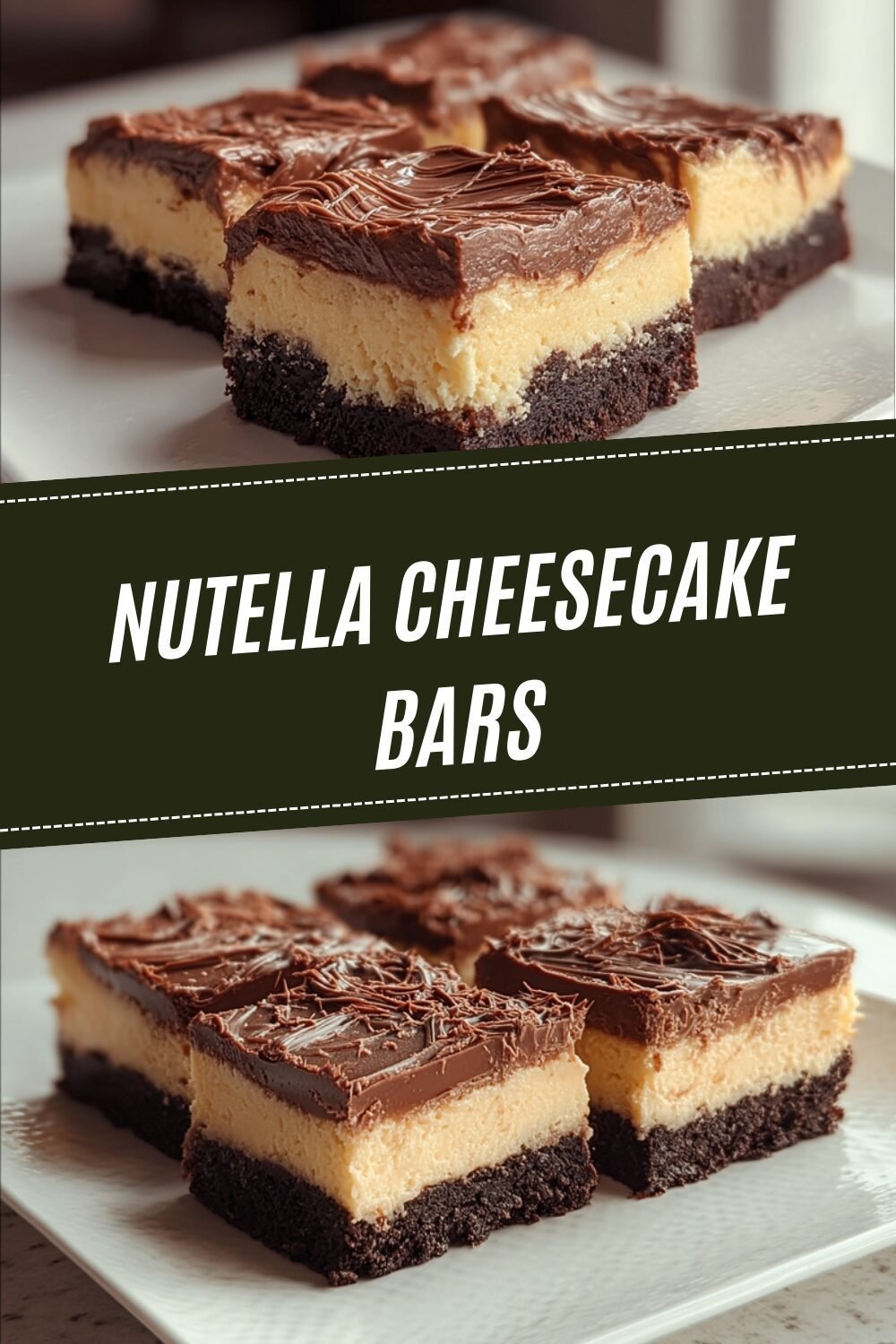 Nutella Swirl Cheesecake Bars 7 Nutella Cheesecake Bars