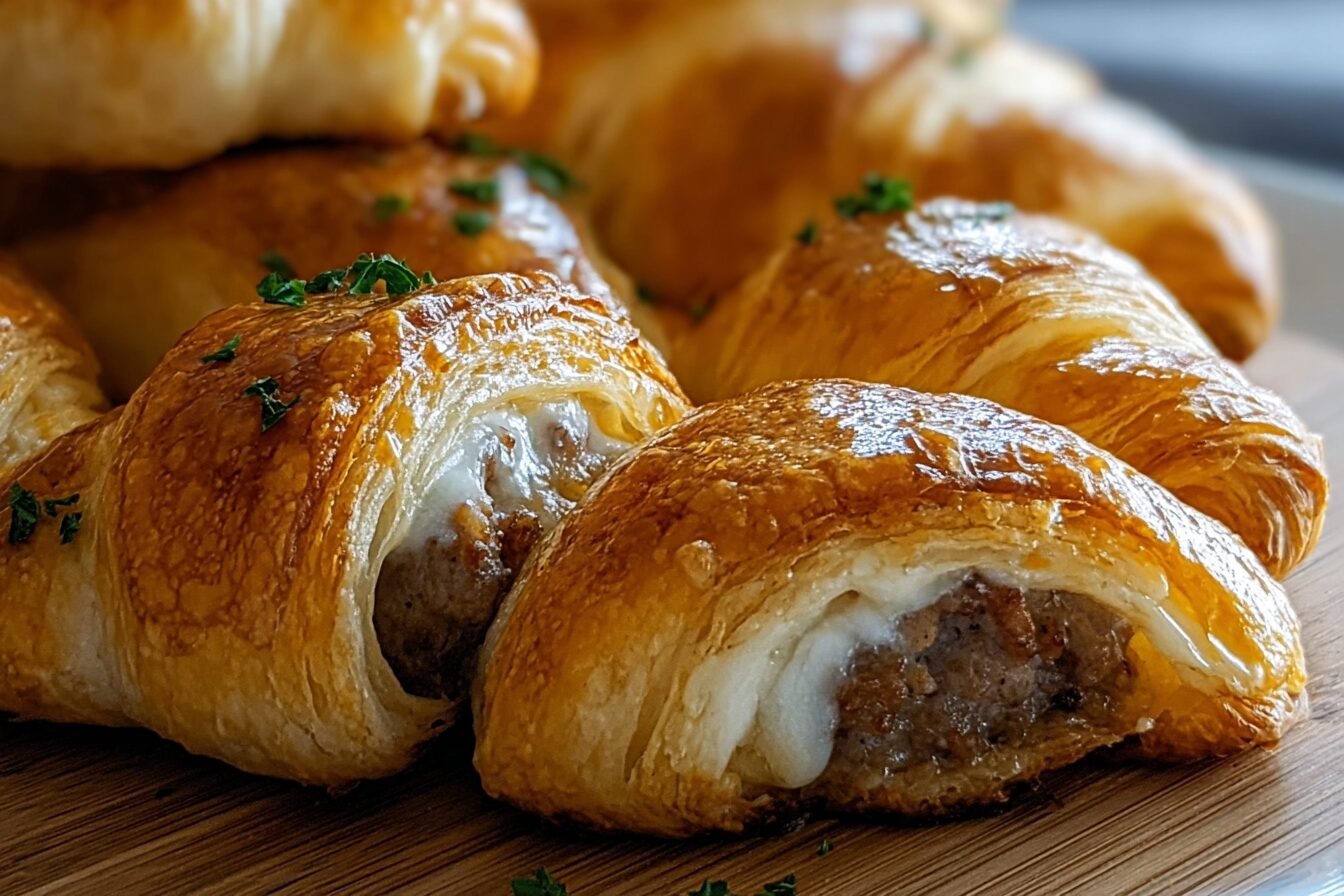 Sausage Cream Cheese Crescents Recipe 6 Sausage Cream Cheese Crescents