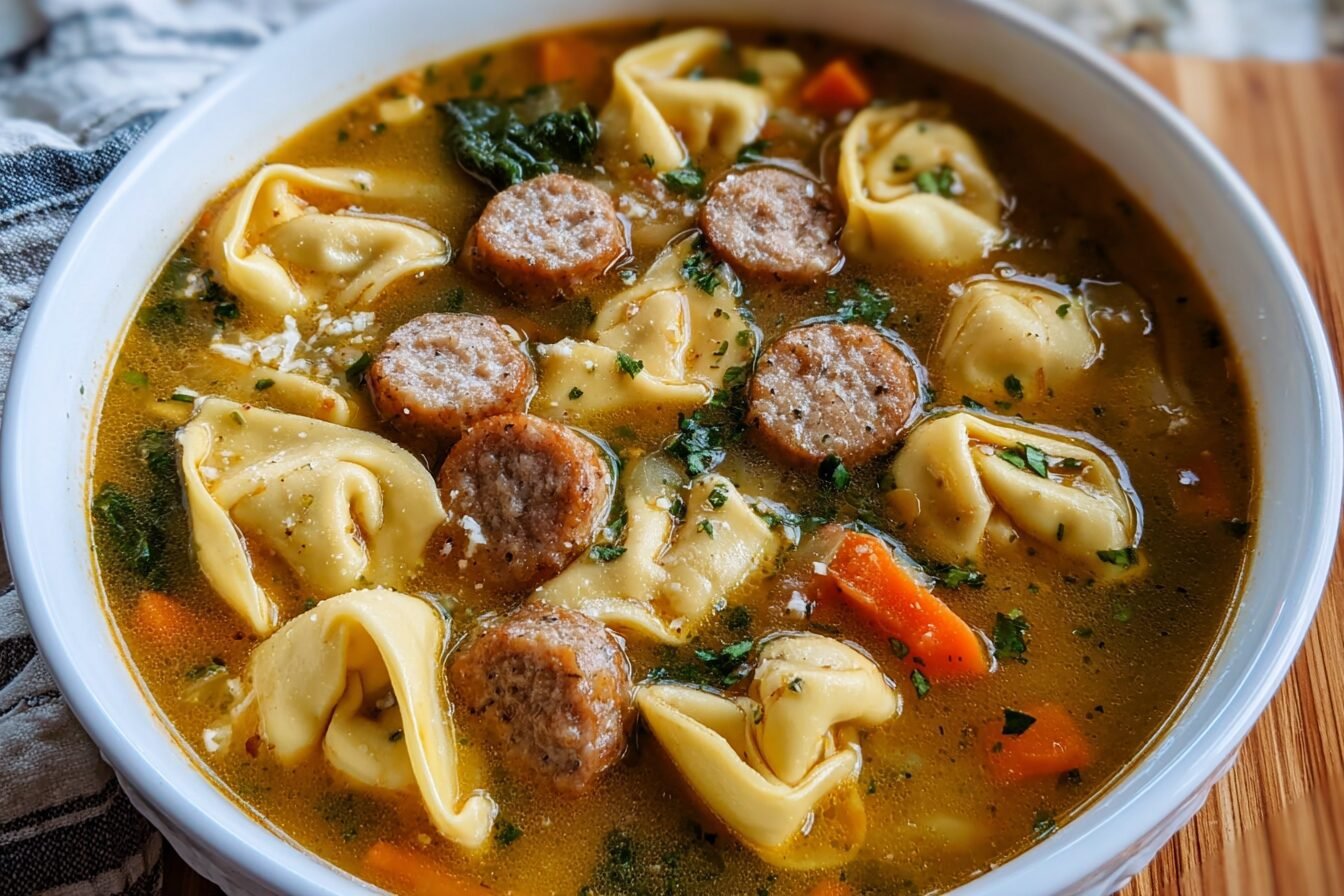 Sausage Tortellini Soup