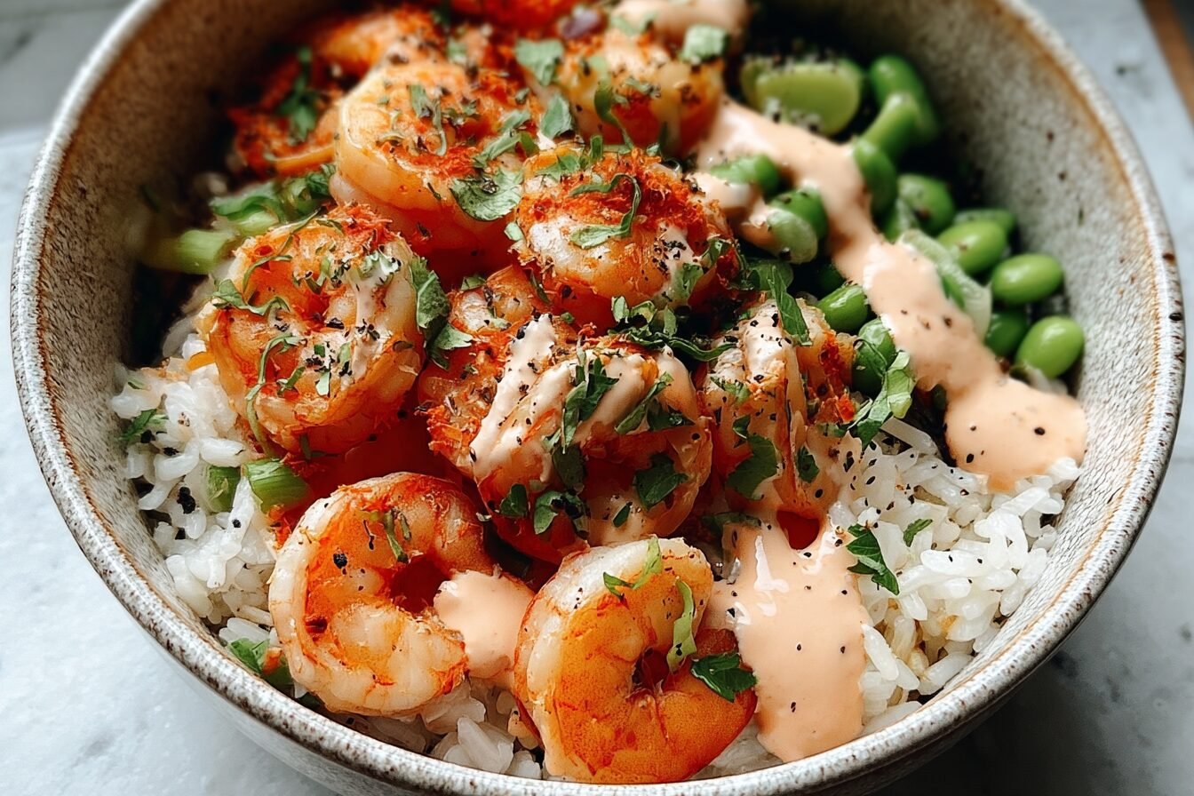 Shrimp Rice Bowls