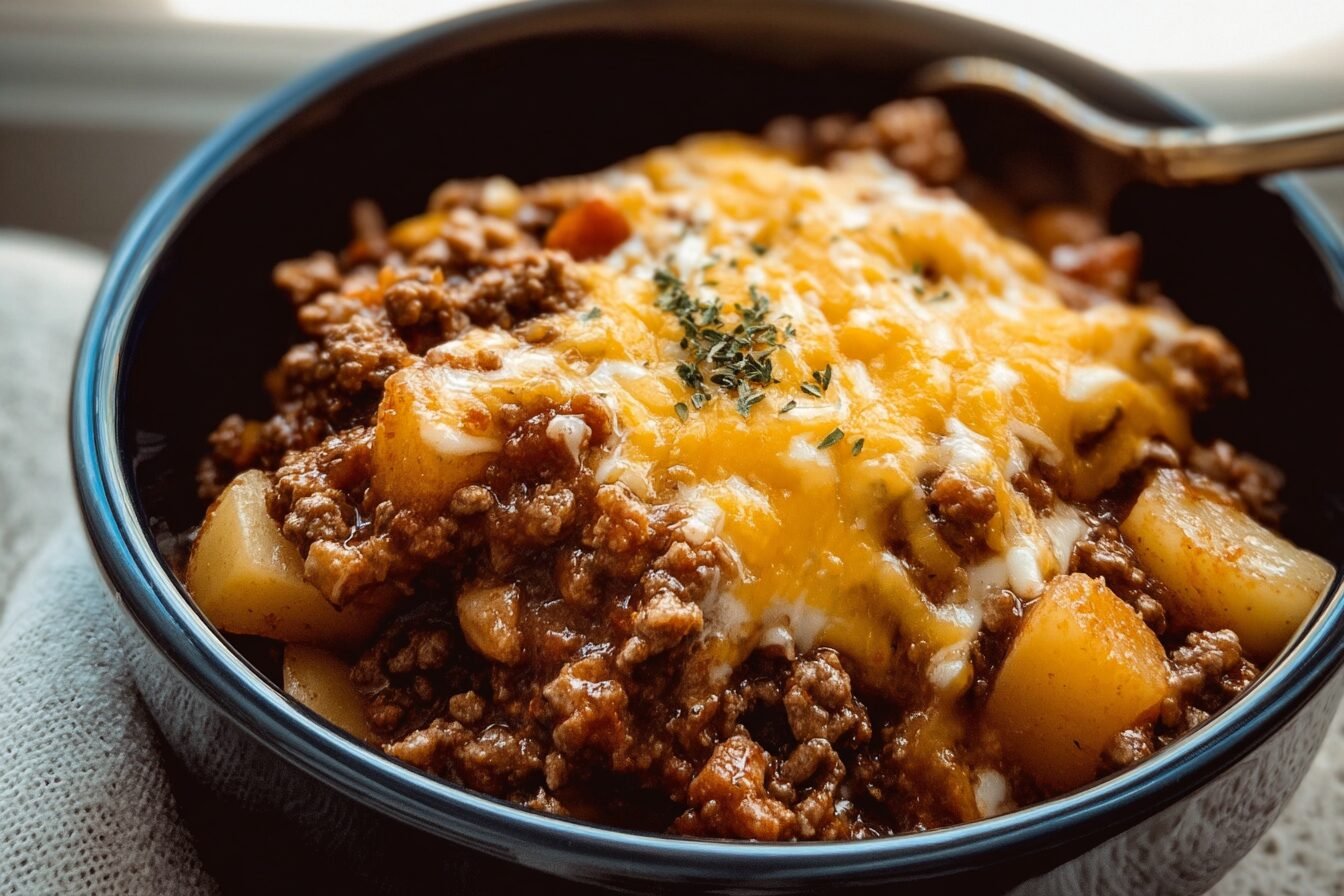 Slow Cooker Cowboy Casserole