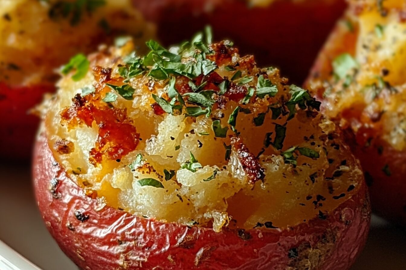 Stuffed Red Bliss Potatoes