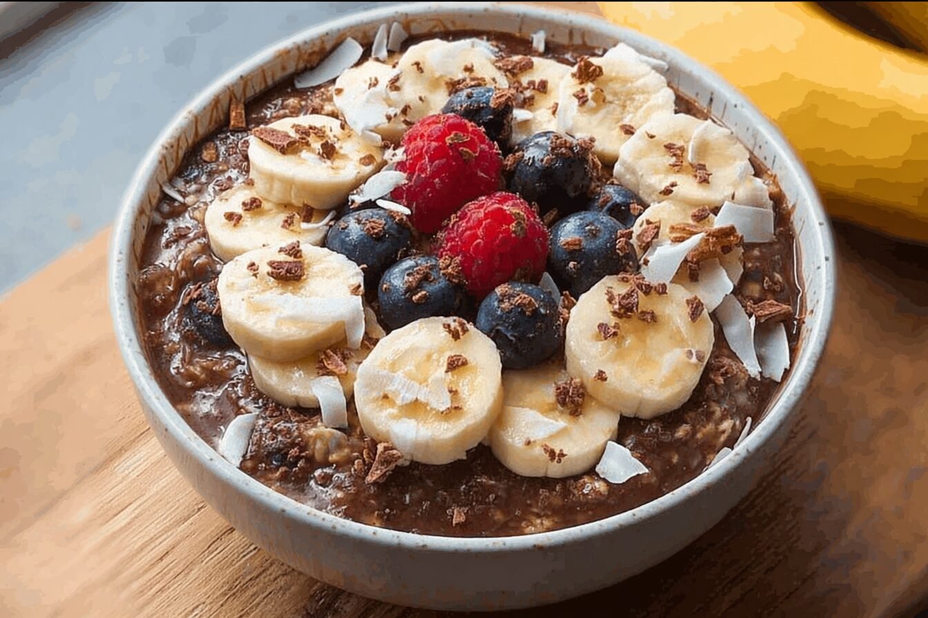 Chocolate Coconut Oat Porridge Recipe 6 Vegan Chocolate Coconut Oatmeal