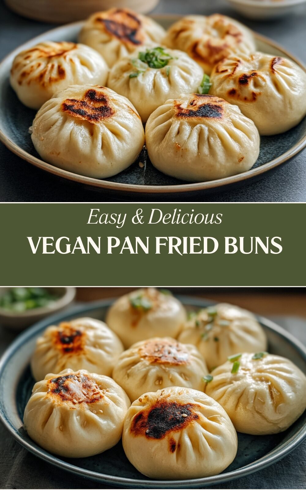 Vegan Pan Fried Buns