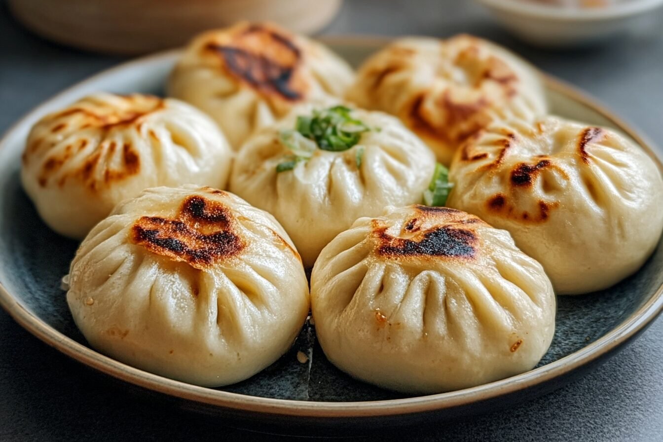 Vegan Pan Fried Buns