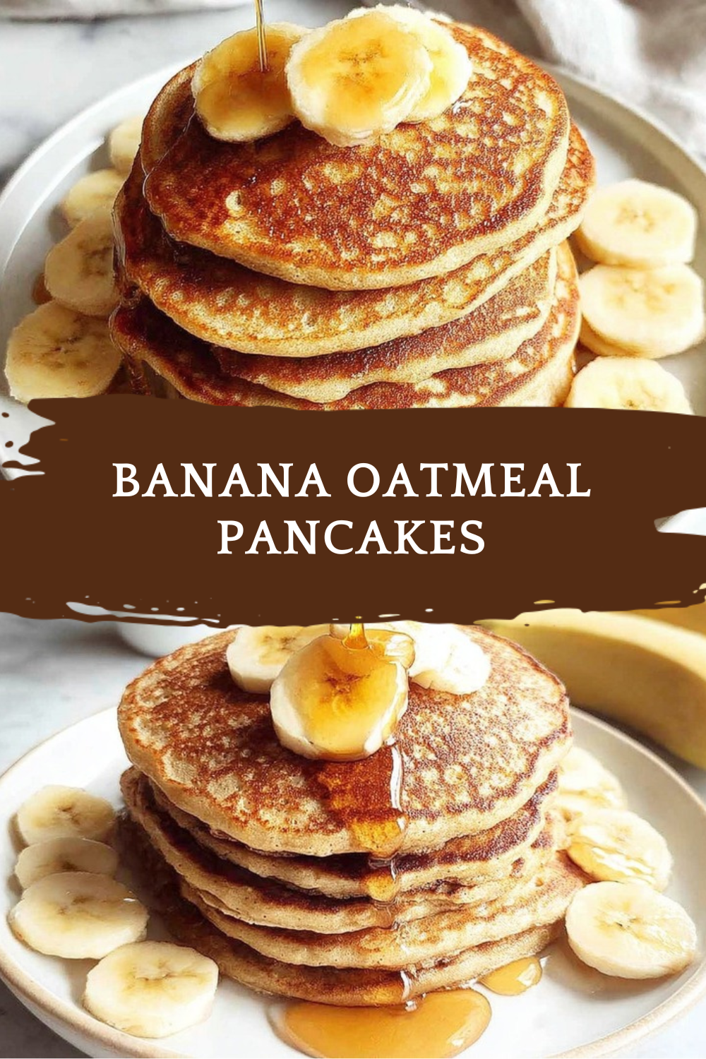 Banana Oatmeal Pancakes