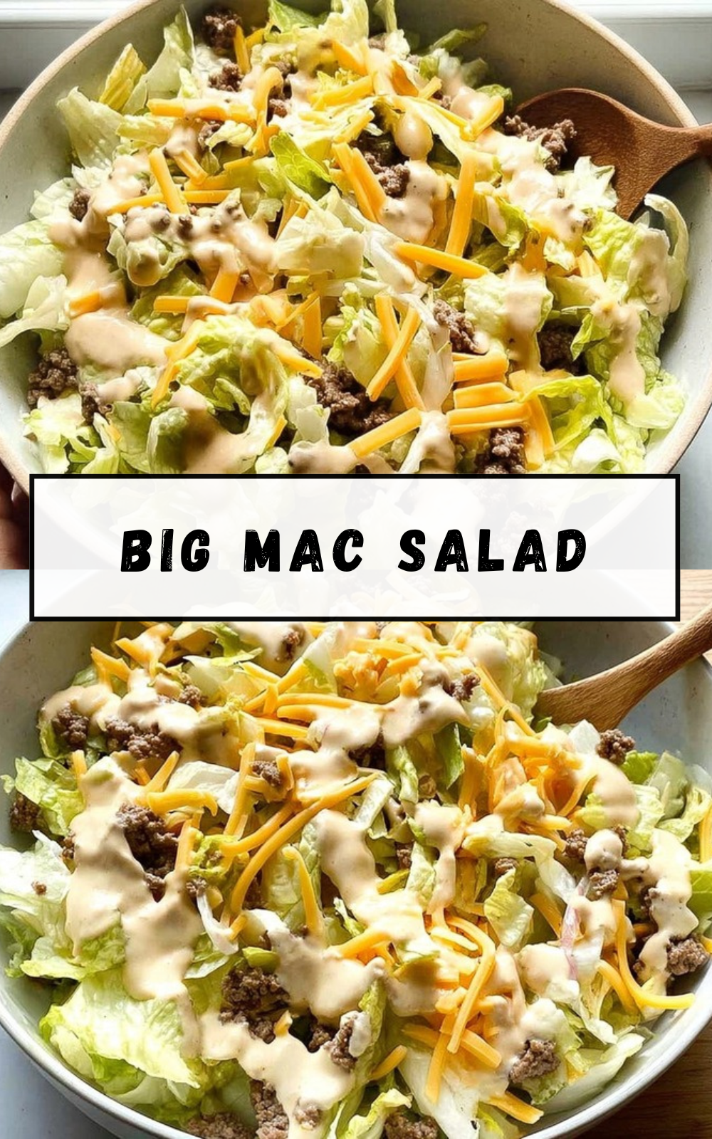 Big Mac Salad Recipe Low Carb Copycat 7 Big Mac Salad