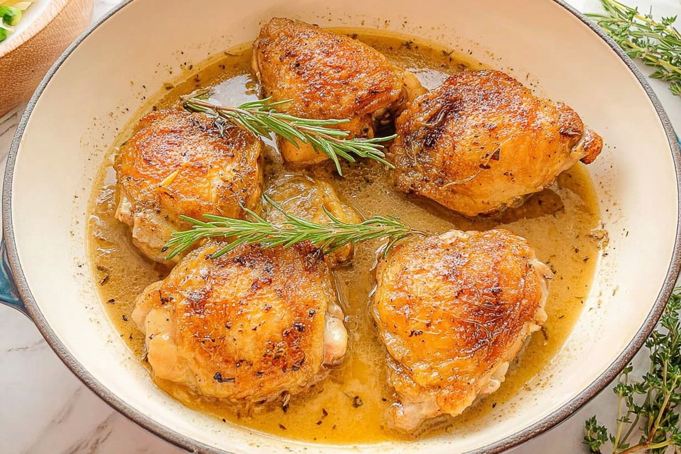 Braised Chicken Thighs Recipe For Tender Juicy Flavor 6 Braised Chicken Thighs